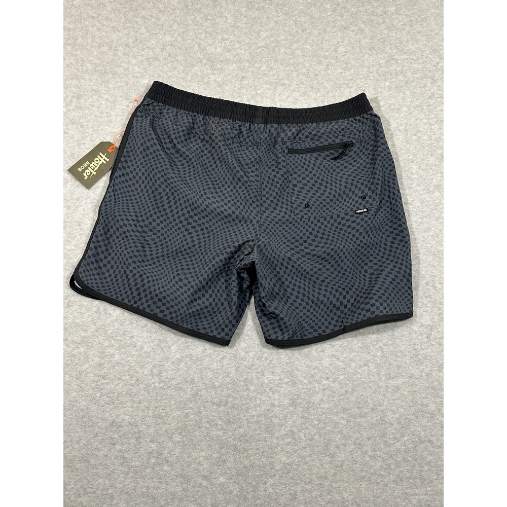 Howler Brothers Warlock Tech Board Shorts Men's Xlarge Grey Checker Stretch - Picture 7 of 8